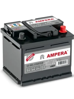 Autobaterie Ampera S3 Starter 12V 45Ah 420A 54535 Ihned K Objednání