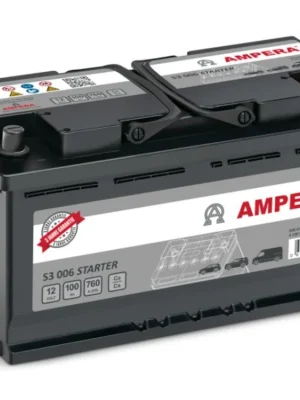 Akční Cena Autobaterie Ampera S3 Starter 12V/100Ah 800A 60015