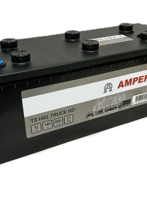 Autobaterie AMPERA T3 HD 12V, 140Ah, 800A, T3 H01 Bezpečná Platba