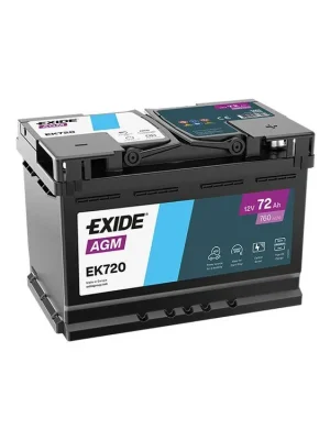 Autobaterie Exide Start-Stop AGM 12V 72Ah 760A EK720 Nejlepší Cena
