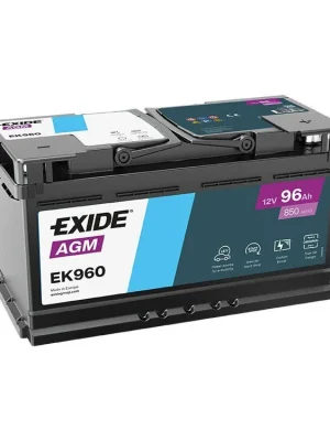 Tovární Cena Autobaterie Exide Start-Stop AGM 12V 96Ah 850A EK960