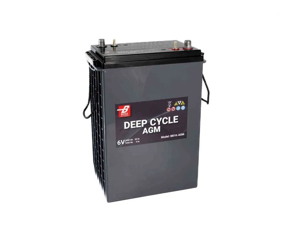 Trakční baterie Boss Deep cycle6V 400Ah BB16-AGM Finální Výprodej