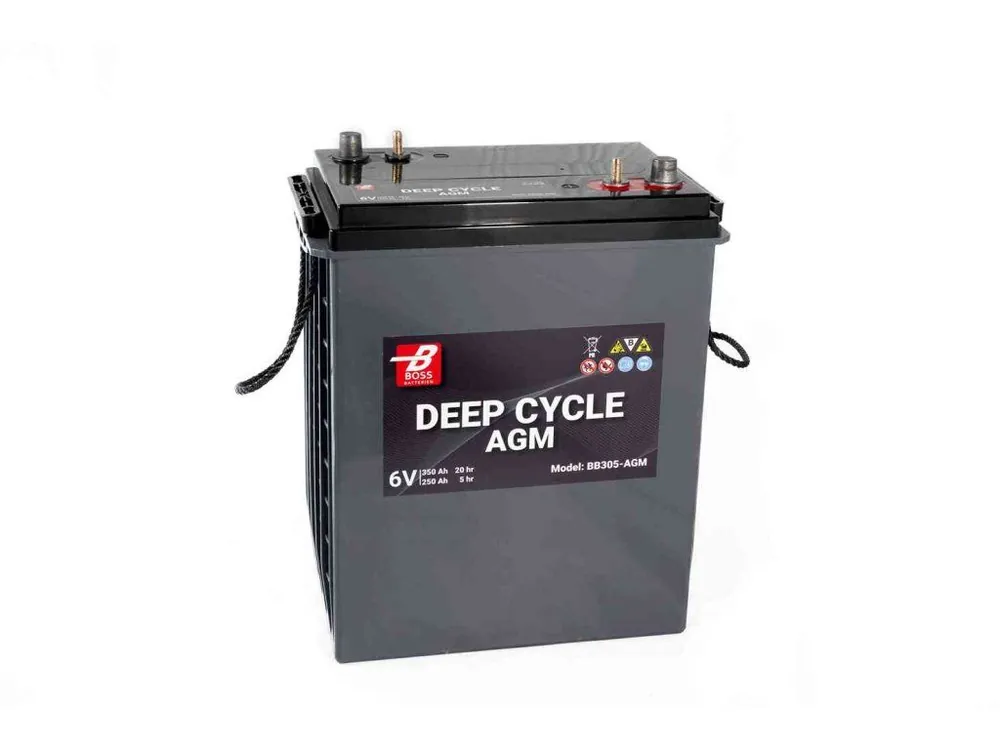 Poslední Šance Trakční baterie Boss Deep cycle6V 350Ah BB305-AGM