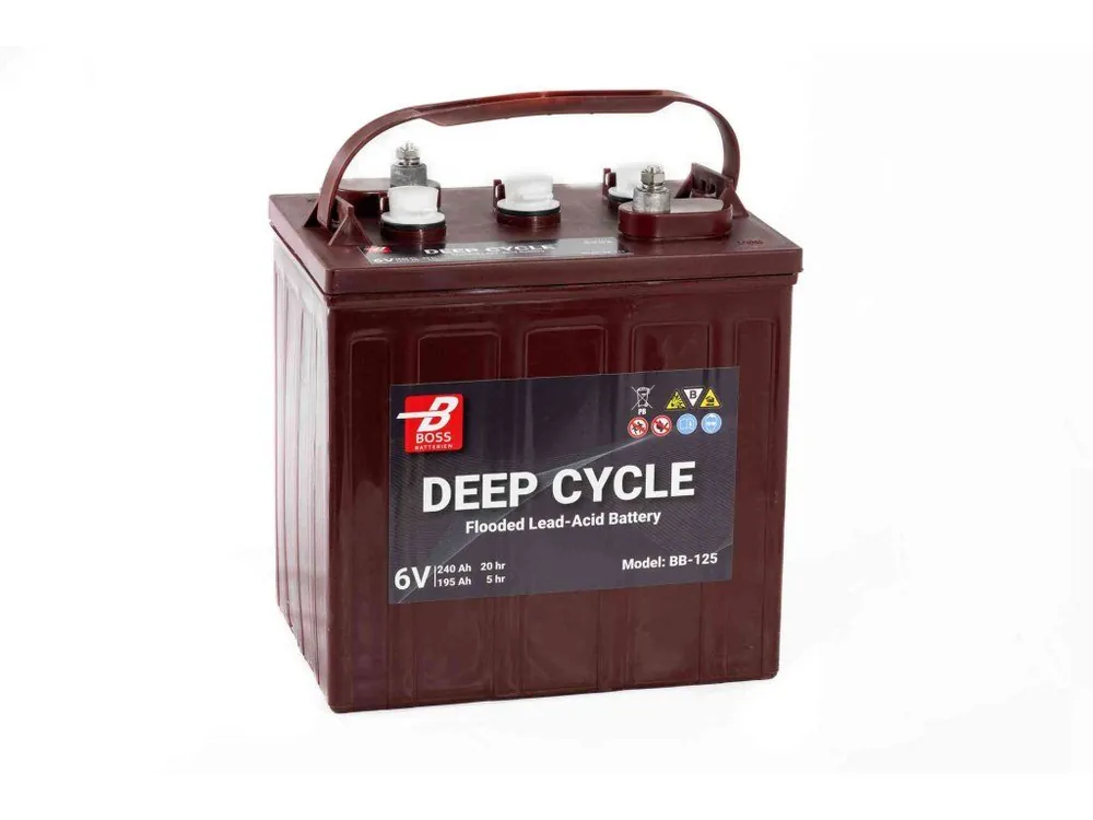 Must-Have Trakční baterie Boss Deep cycle6V 240Ah BB-125