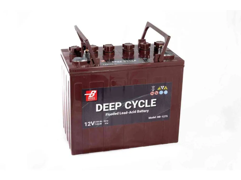 Trakční baterie Boss Deep cycle12V 150Ah BB-1275 Výhodná Nabídka