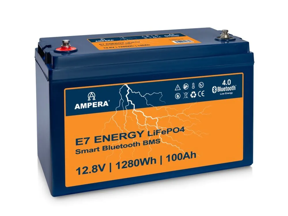 Ampera E7 Energy 12,8V 100Ah LDC100-BT Tovární Cena