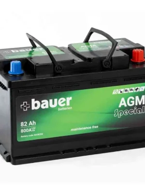 Finální Výprodej Autobaterie Bauer AGM 12V 82Ah 800A BA 58202