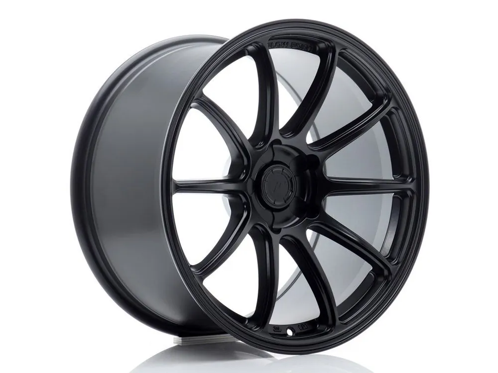 Značkový ALU kolo Japan racing SL04 9,5x18 ET20-35 5H BLANK, černá matná