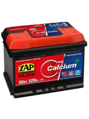 Dokud Zásoby Vydrží Autobaterie ZAP plus 12V 60Ah 520A 56077