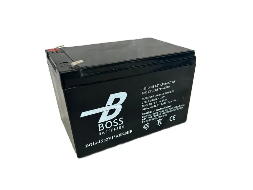 Baterie Boss DEEP Cycle Gel 12V 15Ah DG12-15 Výprodej