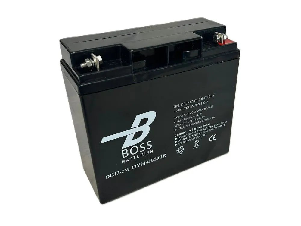 Baterie Boss DEEP Cycle Gel 12V 24Ah DG12-24L Ihned K Objednání