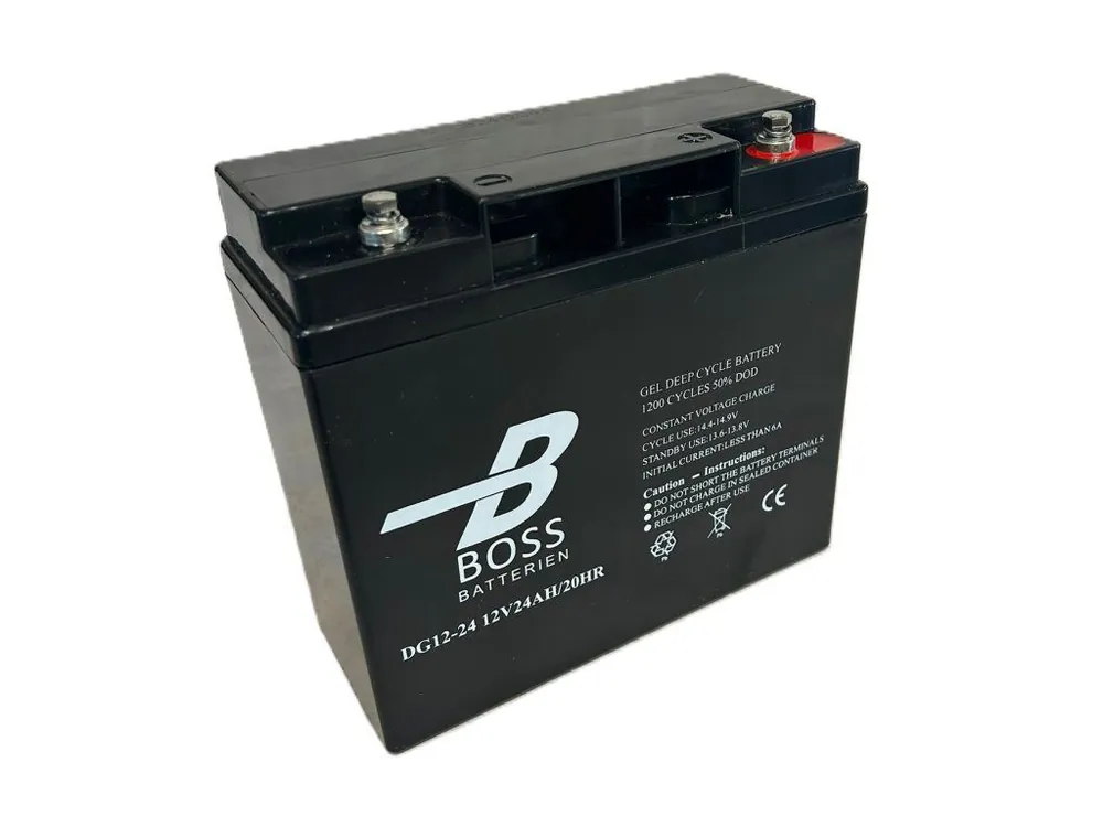 Baterie Boss DEEP Cycle Gel 12V 24Ah DG12-24 Nejprodávanější