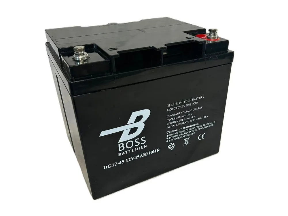 Hit Sezóny Baterie Boss DEEP Cycle Gel 12V 45Ah DG12-45