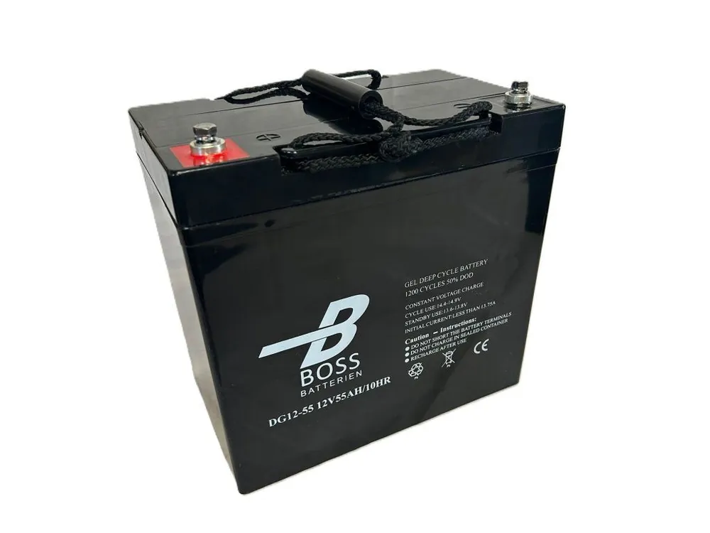 Baterie Boss DEEP Cycle Gel 12V 55Ah DG12-55 Nová Kolekce