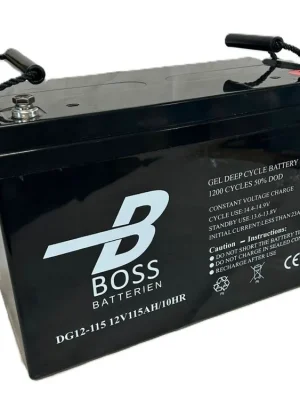 Baterie Boss DEEP Cycle Gel 12V 115Ah DG12-115 Ověřený