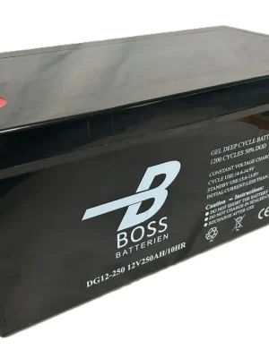 Baterie Boss DEEP Cycle Gel 12V 250Ah DG12-250 Doprava Zdarma