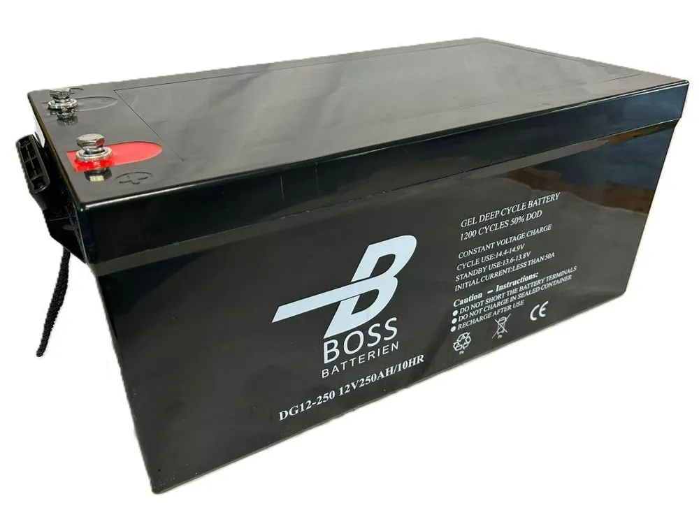 Baterie Boss DEEP Cycle Gel 12V 250Ah DG12-250 Doprava Zdarma