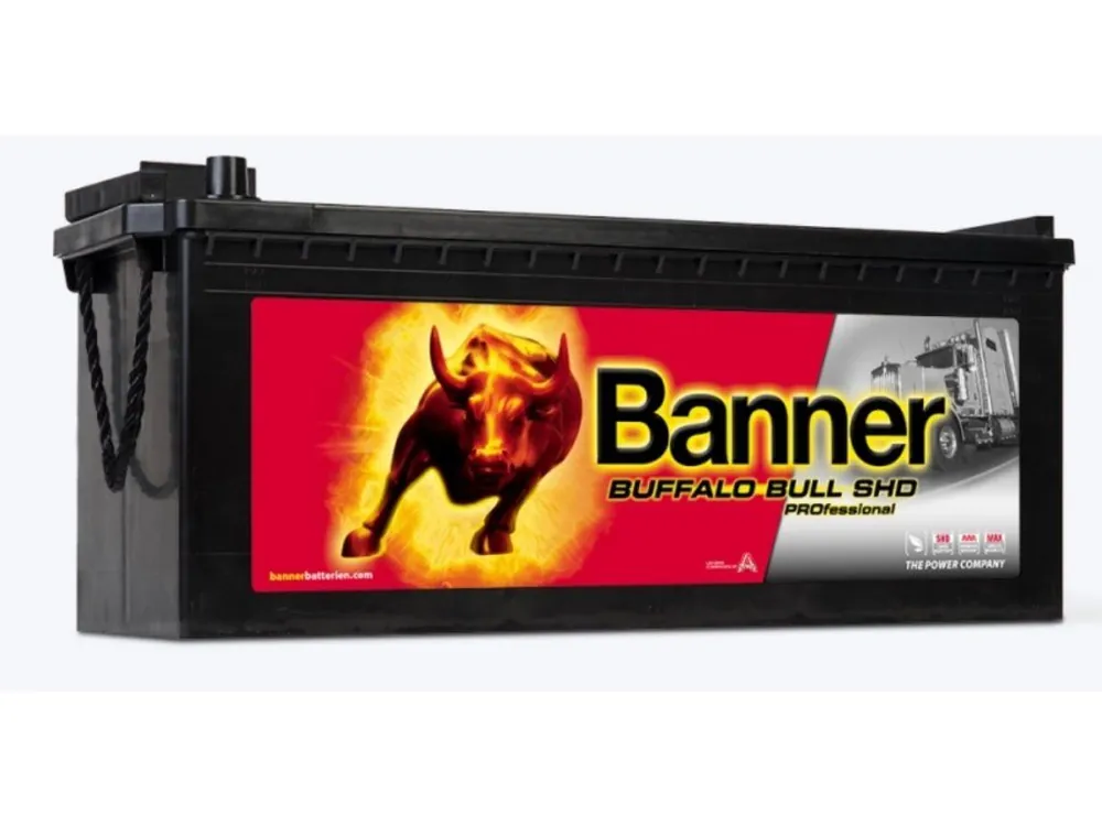 Autobaterie Banner Buffalo Bull SHD PROfessional 12V, 225Ah, 1150A Nízká Cena