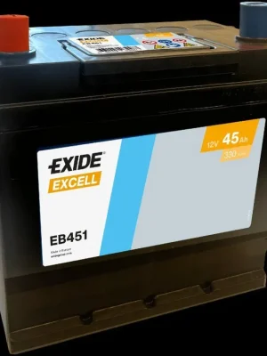 Autobaterie Exide Excell 12V 45AH 330A EB451 Kup Teď
