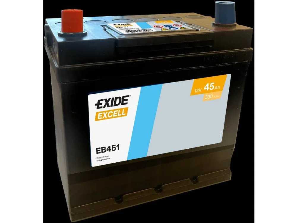 Autobaterie Exide Excell 12V 45AH 330A EB451 Kup Teď