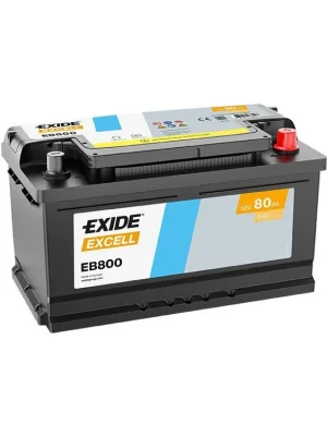 Dokud Zásoby Vydrží Autobaterie Exide Excell 12V 80AH 640A EB800