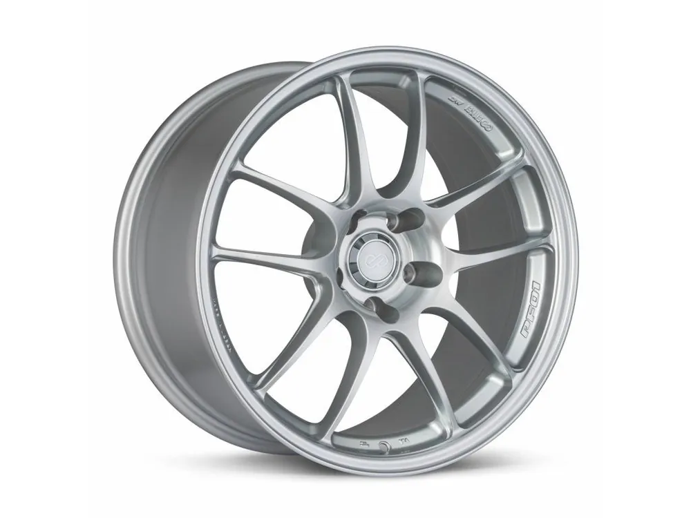 Ověřený ALU kolo Enkei Racing PF01, 5x114,3 velikost 10,5x18, ET 38 - stříbrná