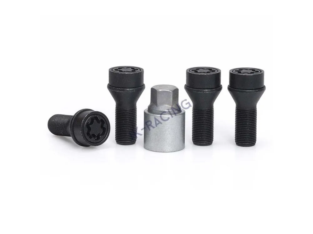 Bezpečnostní šrouby Sicustar M12x1,5x25 kužel, klíč 17, černé Autentický