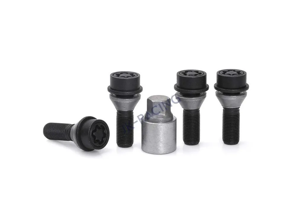 Bezpečnostní šrouby Sicustar M14x1,25x28 kužel, klíč 17, černé Doprava Zdarma