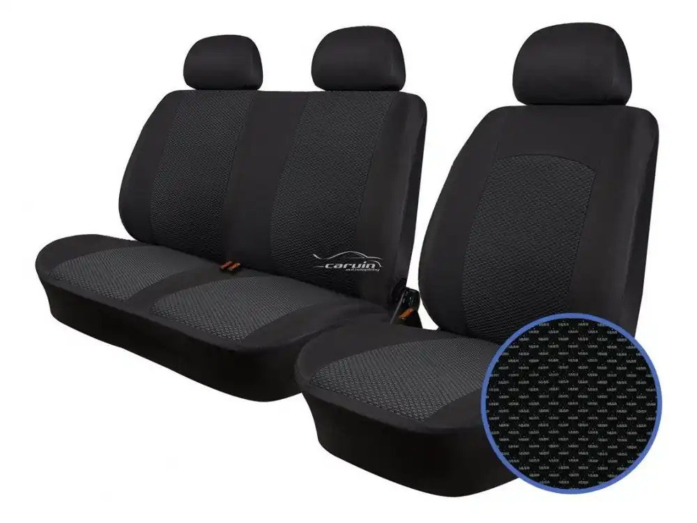 Autopotahy Citroen Berlingo III,3 místa, delené op. a sed. ,od r.2018, Dynamic žakar tmavý Nejlepší Volba