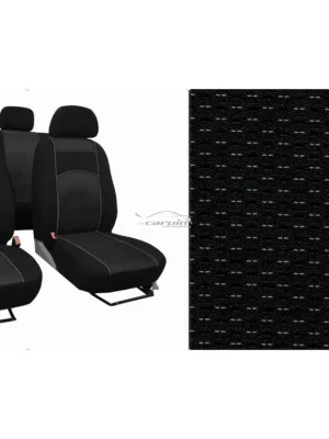 Výprodej Autopotahy VOLKSWAGEN CRAFTER DOUBLECABINA, 7 MÍST, od r. v. 2017, VIP černé