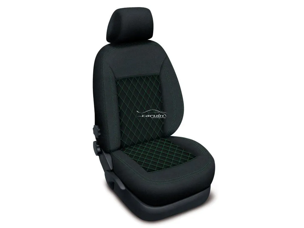 Sleva Autopotahy CITROEN BERLINGO III, 5 SEDAČEK, od r. 2018, AUTHENTIC CARO zelené