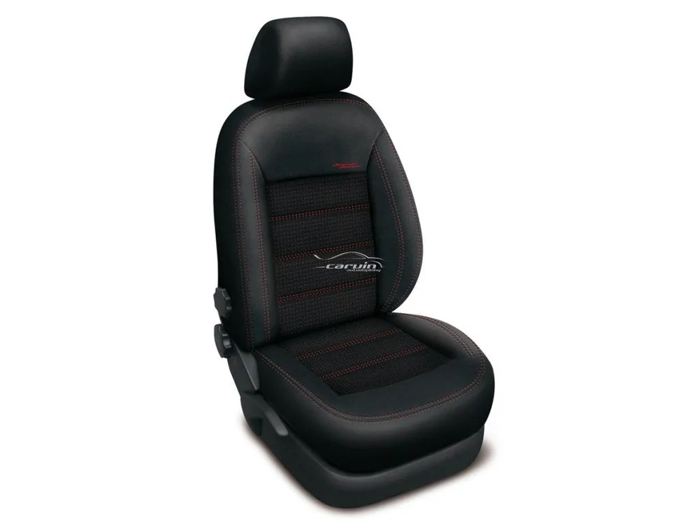 Ověřený Autopotahy CITROEN BERLINGO III, 7 SEDAČEK, od r. 2018, AUTHENTIC DOBLO, žakar červený