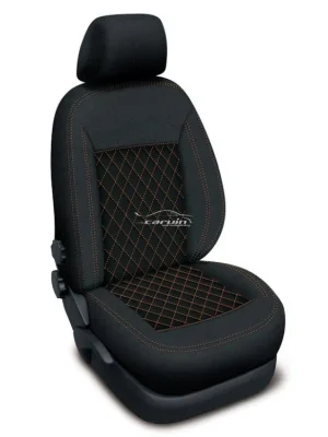 Zlevněný Autopotahy AUDI A2, od r. 1999-2005, AUTHENTIC CARO oranžové