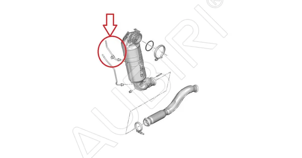 Nejlepší Volba Trubka snímače diferenčního tlaku Citroën Berlingo, Partner od 2018 1,2 PureTech - vrchní
