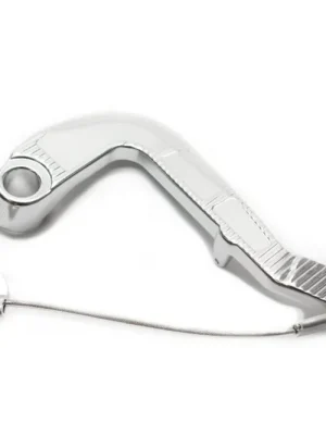 Brzdový pedál MOTION STUFF 83P-0231002 silver body, black steel fixed tip Pevný hrot z oceli Doprava Zdarma