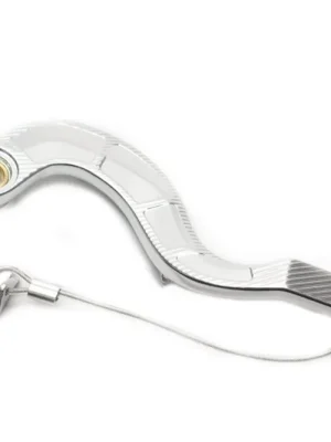 Brzdový pedál MOTION STUFF 83P-0421002 silver body, black steel fixed tip Pevný hrot z oceli Speciální Cena
