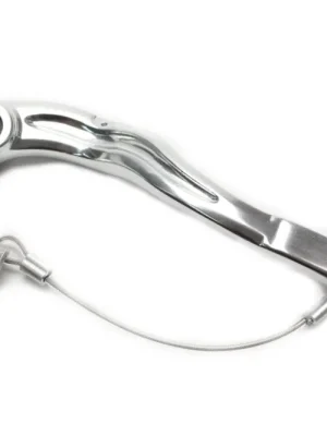 Brzdový pedál MOTION STUFF 83P-0811002 silver body, black steel fixed tip Pevný hrot z oceli Koupit Online