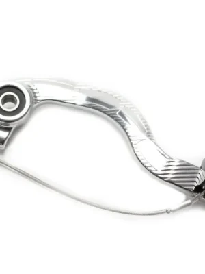 Brzdový pedál MOTION STUFF 83P-0831002 silver body, black steel fixed tip Pevný hrot z oceli Super Cena