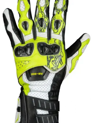 Autentický Sportovní rukavice iXS RS-200 3.0 X40462 bílo-neonově žluto-černá S