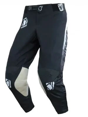 Finální Výprodej Motokrosové kalhoty YOKO TWO černo/bílo/šedé 34