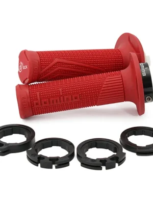 Rukojeti DOMINO 184162020 D-lock červené s objímkami Doprava Zdarma