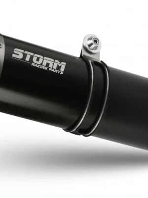 Výhodná Nabídka Koncovka výfuku STORM OVAL CF.002.LX2B černá