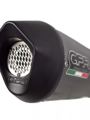 Akce Koncovka výfuku Slip-on GPR FURORE EVO4 E5.HU.53.CAT.FP4 Matná černá zahrnuje spojovací svod, odnímatelný dB killer a katalyzátor