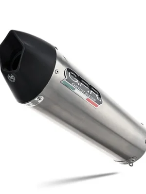 Akční Cena Koncovka výfuku Slip-on GPR NEW GRAND PRIX EVO TITANIUM H.203.GPAN.TO Broušený titan zahrnuje spojovací svod a odnímatelný dB killer